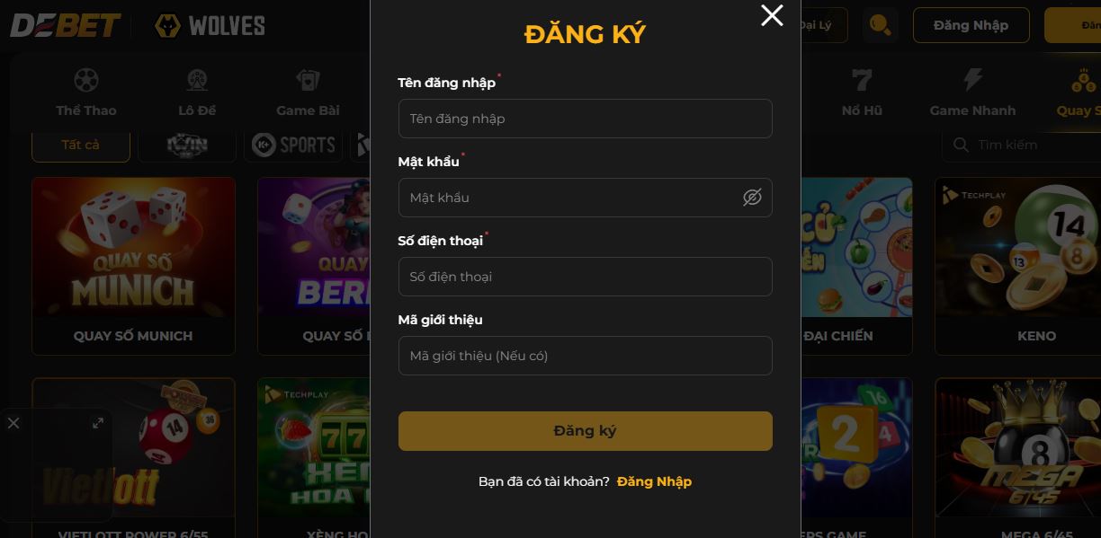 Bật mí các bước tham gia cá cược tại Debet chi tiết