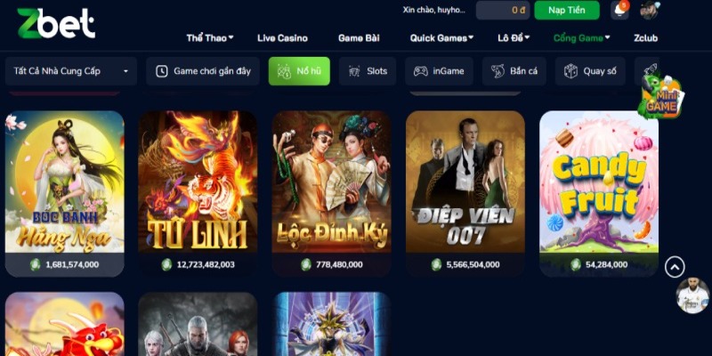 Một số chuyên mục game nổi bật